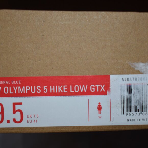 Altra Olympus 5 Hike Low GTX Gore-Tex Hiking Trail Vibram Women's Size 9.5 Blue - Picture 9 of 9